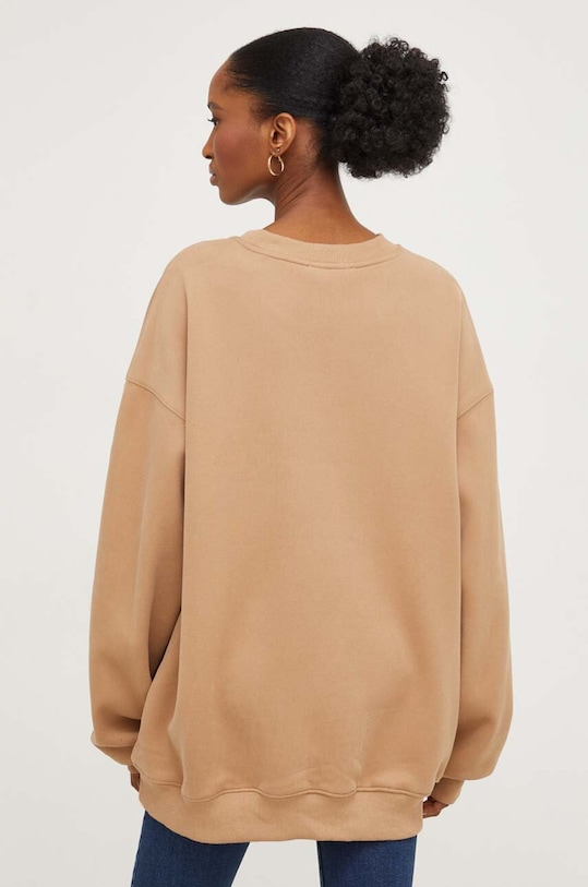 Odzież Answear Lab bluza bawełniana 013.iw brązowy