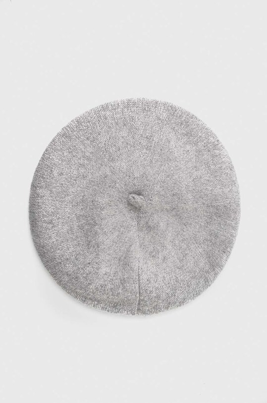 Vlněný baret Answear Lab šedá hb6504.FKK