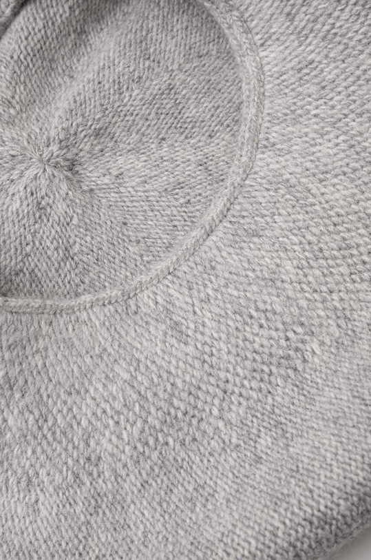 Vlnená baretka Answear Lab sivá hb6504.FKK