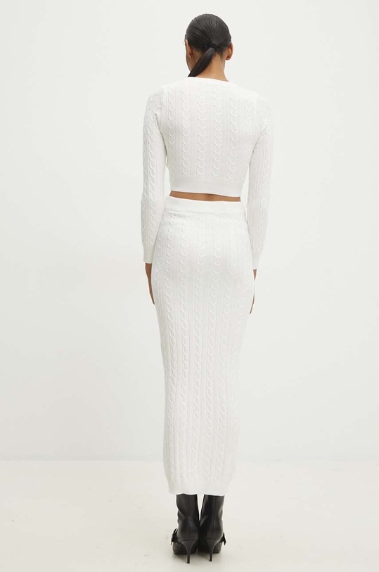 Answear.LAB komplet - sweter i spódnica 7575.FWK biały WZ24