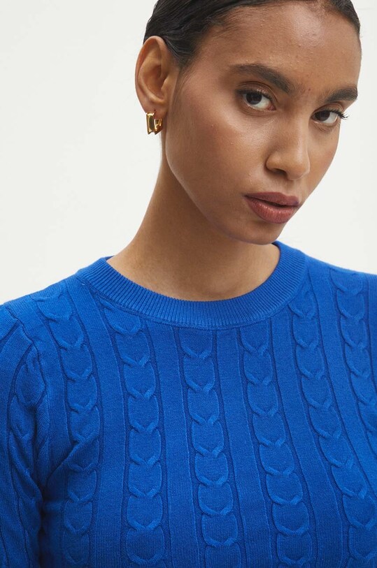 Answear.LAB komplet - sweter i spódnica 7575.FWK niebieski