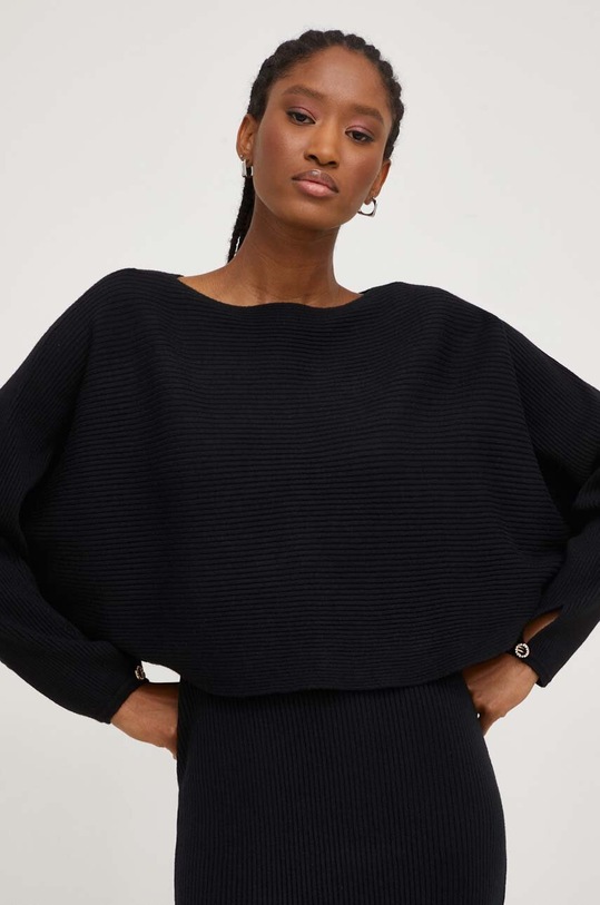 Answear Lab sukienka i sweter P9523.HWK czarny