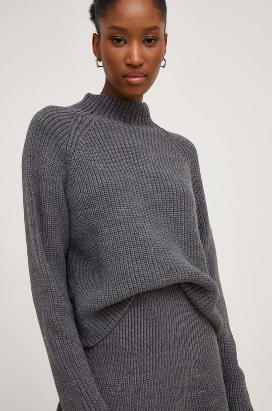 Answear Lab komplet - sweter i spódnica 9495.09.TWK szary WZ23