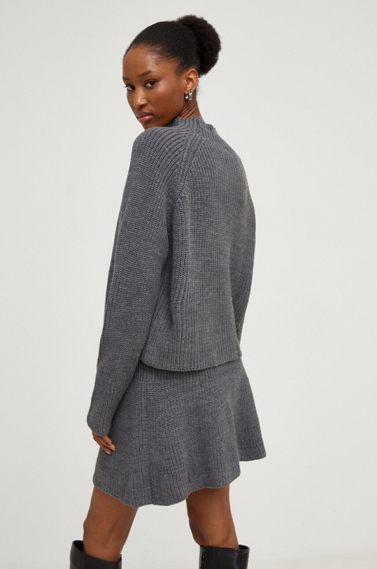 Odzież Answear Lab komplet - sweter i spódnica 9495.09.TWK szary