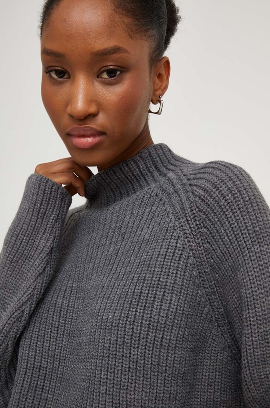 Answear Lab komplet - sweter i spódnica szary 9495.09.TWK