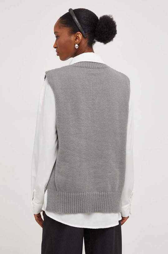 Πουκάμισο και γιλέκο Answear.LAB γκρί 13724.hd