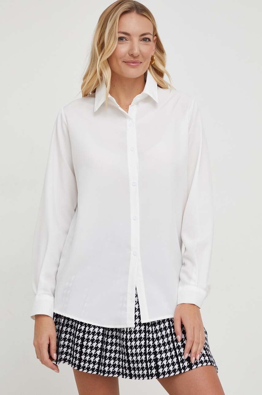 Answear Lab koszula i kamizelka 13724.hd czarny WZ23