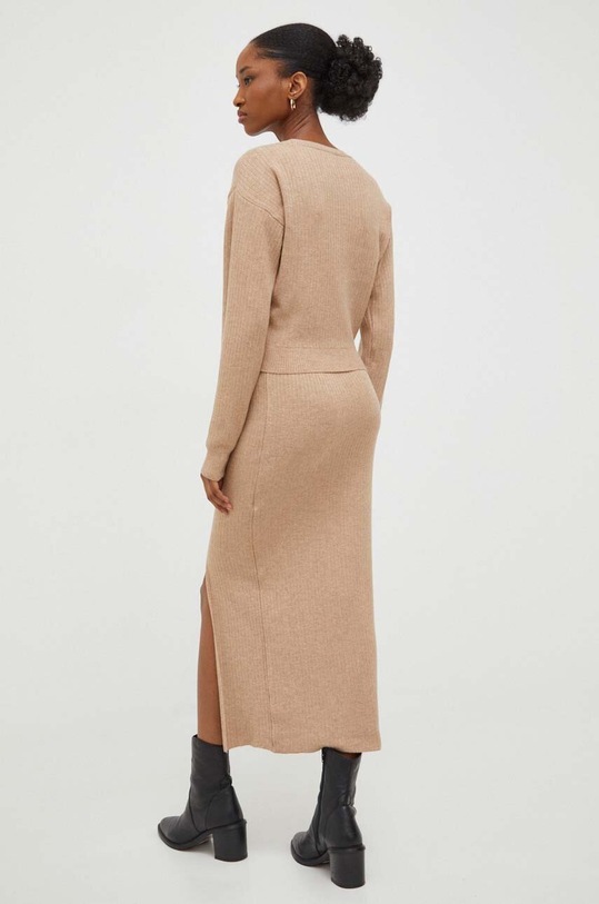 Odzież Answear.LAB komplet sweter i spódnica 224396.tjs brązowy