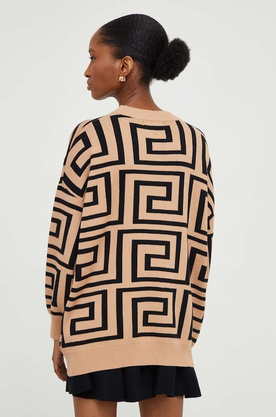 Σετ - πουλόβερ και φούστα Answear.LAB καφέ zs5206.ijs