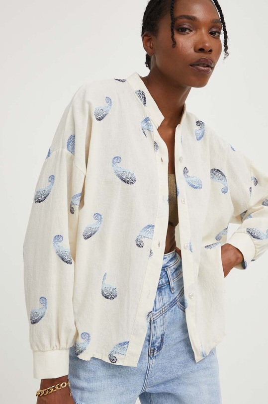 Bavlnená košeľa Answear.LAB relaxed biela 3531.WK