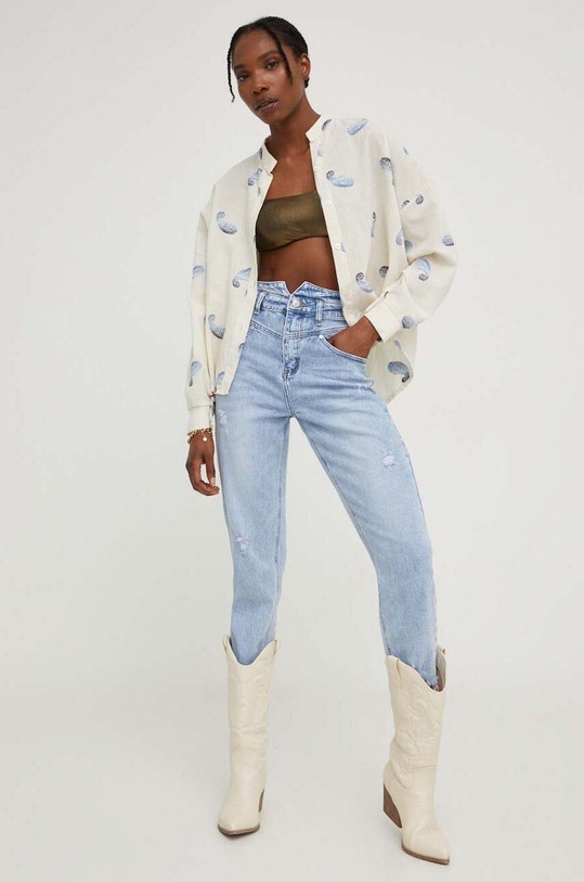 Bavlnená košeľa Answear.LAB 3531.WK biela WZ23