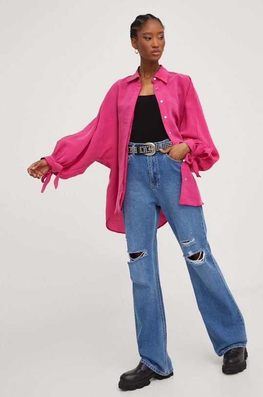 Answear Lab koszula 33125.WK różowy WZ23