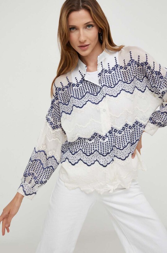 Answear Lab koszula casual niebieski 5118.3.HWK