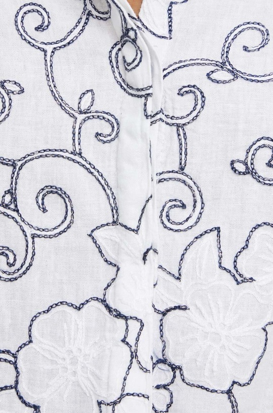 Answear Lab cămașă de in 33421Z.ih