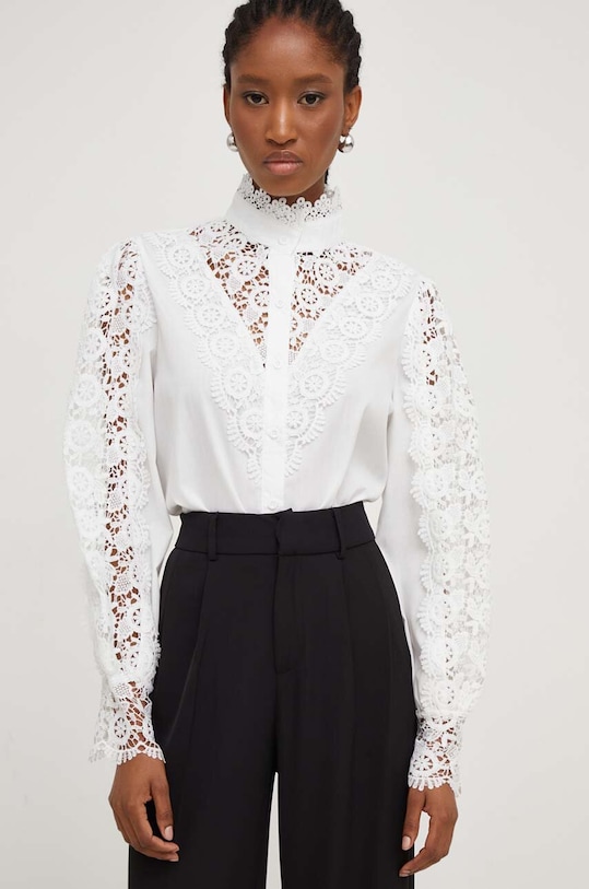 Answear Lab koszula X kolekcja limitowana NO SHAME regular biały 81121.IWK