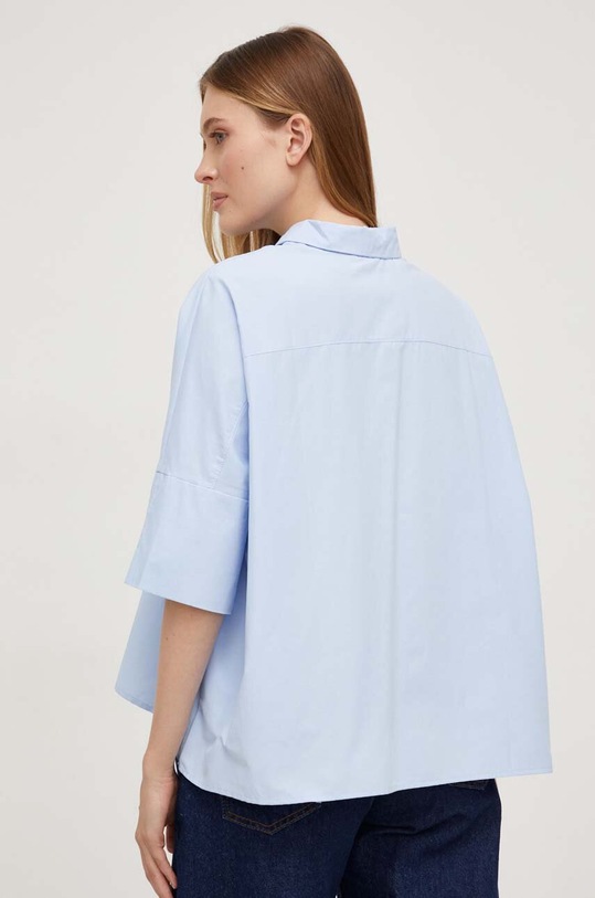 Odzież Answear Lab koszula bawełniana 330003.TWK niebieski