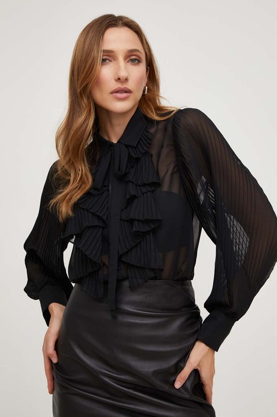 Answear Lab koszula X kolekcja limitowana NO SHAME 5536.TWK czarny WZ23