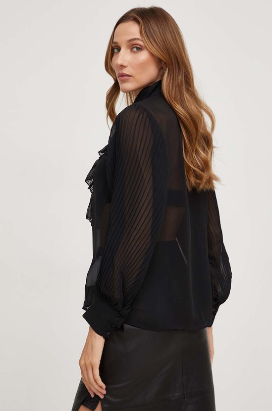 Answear Lab koszula X kolekcja limitowana NO SHAME czarny 5536.TWK