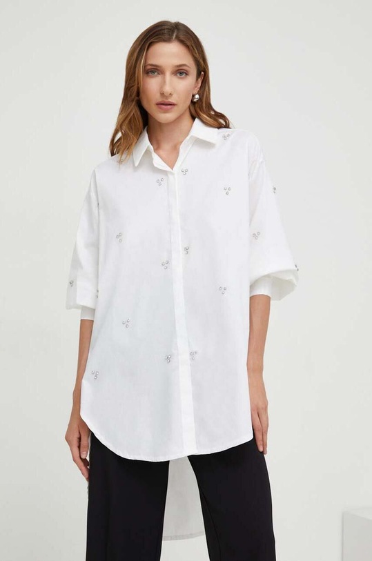 Answear Lab koszula bawełniana klasyczny biały ZO.IKK