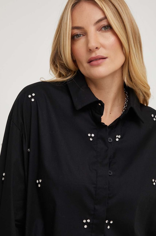 Answear Lab koszula bawełniana czarny 83215.HH