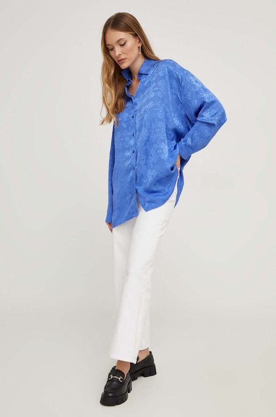 Πουκάμισο Answear.LAB casual μπλε 6341.tjs