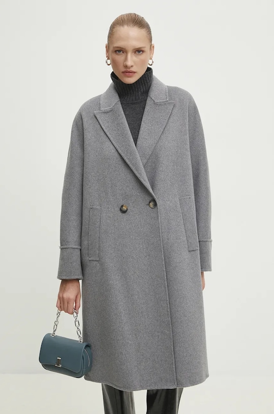 Vlnený kabát Answear Lab 3033.fkk