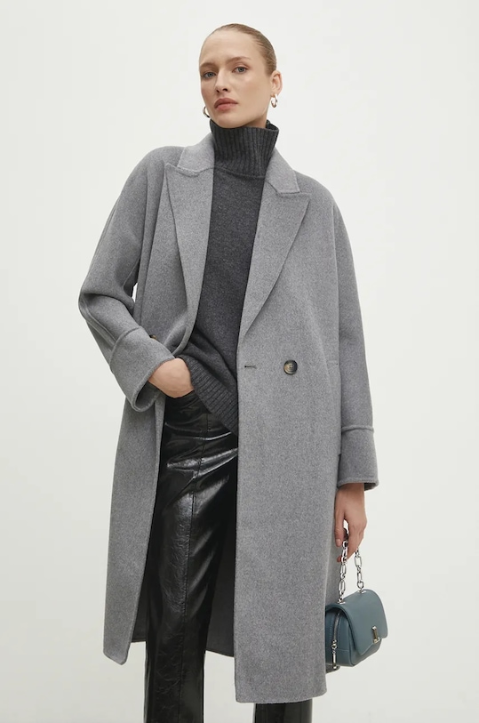 Vlnený kabát Answear Lab 3033.fkk