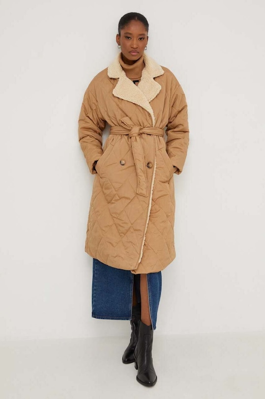 Answear.LAB rövid kabát 5534.tdb bézs WZ23