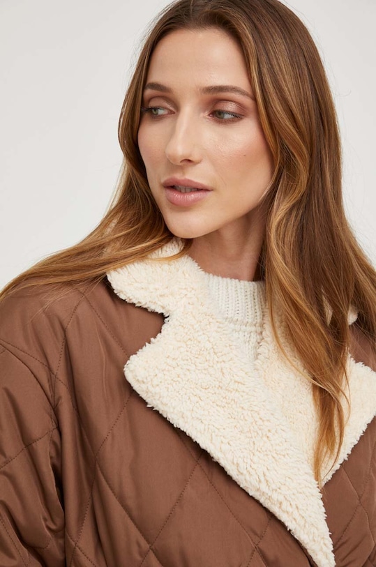 Answear.LAB rövid kabát barna 5534.tdb