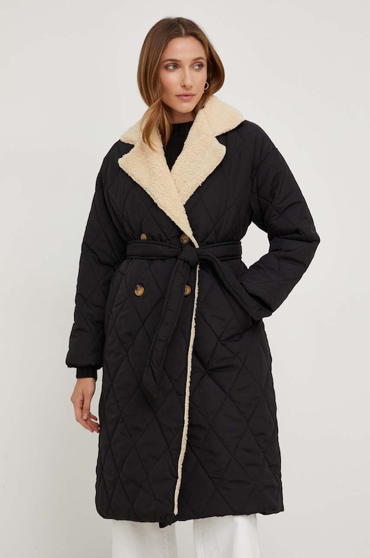 Answear.LAB rövid kabát enyhén szigetelt fekete 5534.tdb