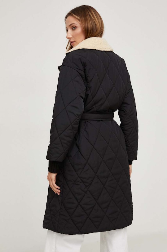 Ruházat Answear.LAB rövid kabát 5534.tdb fekete