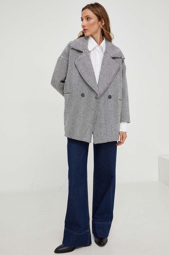 Παλτό Answear.LAB X limited collection NO SHAME 9252.tdb μαύρο WZ23