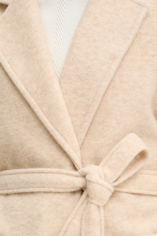 Пальто с шерстью Answear.LAB co621.IW бежевый