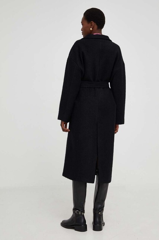 Одежда Пальто с шерстью Answear.LAB co621.IW чёрный