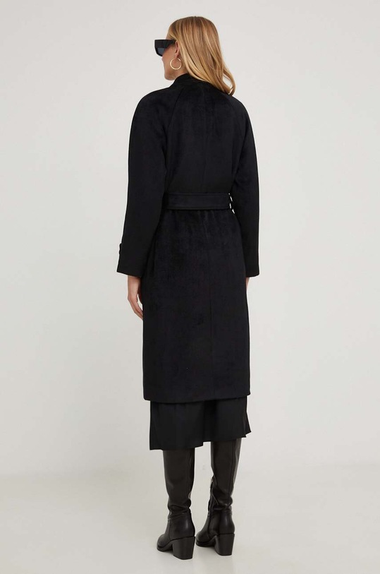 Odzież Answear Lab płaszcz z wełną 2071.FKK czarny