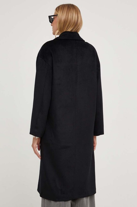 Odzież Answear Lab płaszcz z wełną 2075.fh czarny