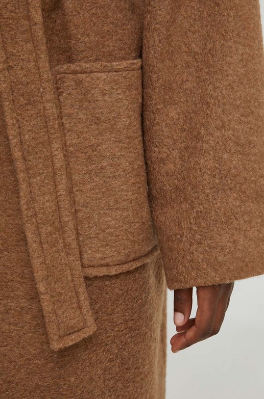 Палто с вълна Answear Lab 122000.IWK кафяв