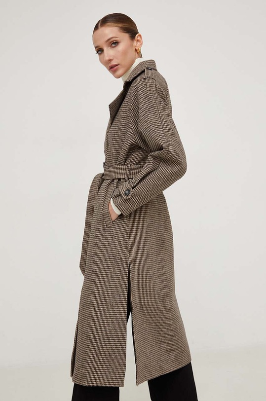 Kabát Answear.LAB nezateplené béžová 21038.fh