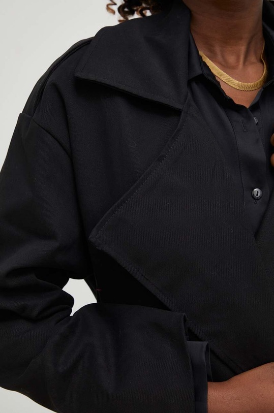 Answear.LAB płaszcz 3450.iw czarny