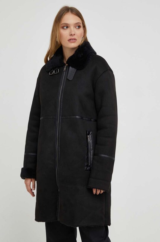 Answear Lab geaca cu captuseala negru 8580.FKK