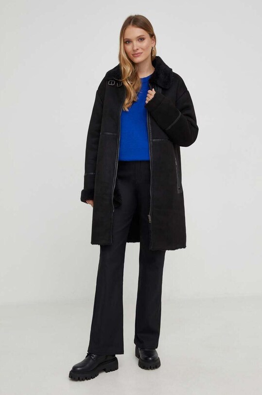 Answear Lab geaca 8580.FKK negru WZ23