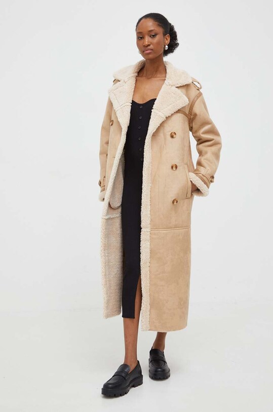 Abbigliamento Answear Lab Lab cappotto 8621.FKK beige