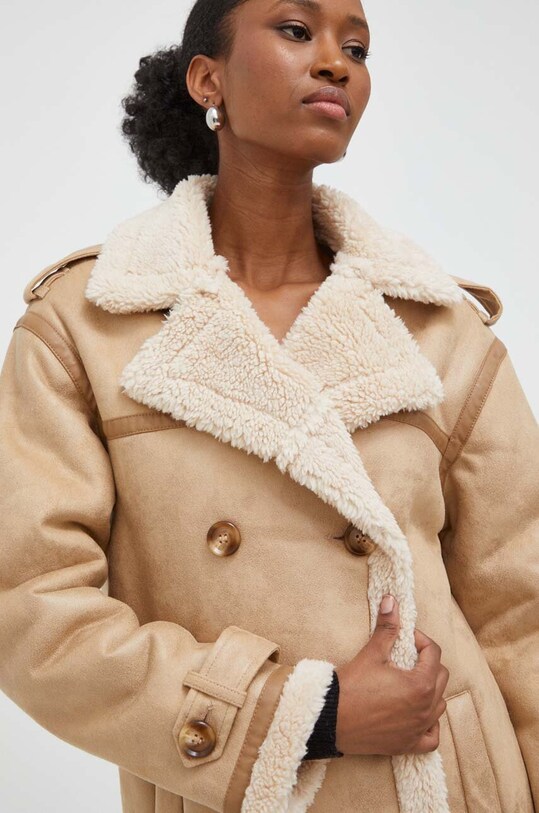 Answear Lab Lab cappotto beige 8621.FKK