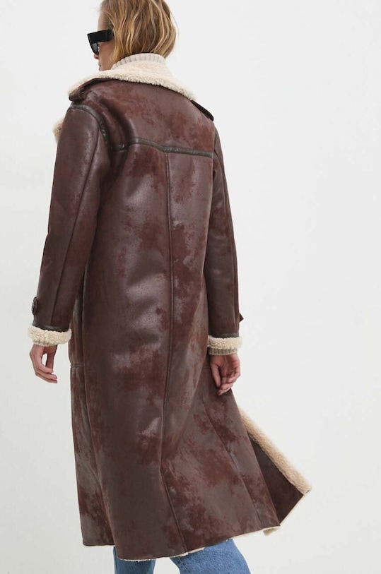 Oblečenie Kabát Answear.LAB 8621.FKK hnedá