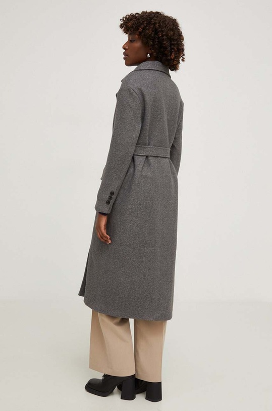 Odzież Answear Lab płaszcz ox9060.fh szary