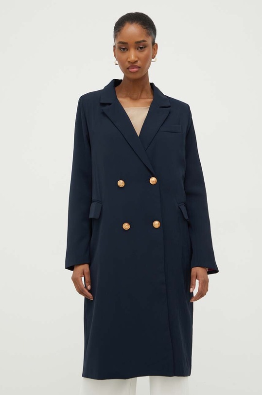 Answear Lab płaszcz 23032.fh granatowy WZ23