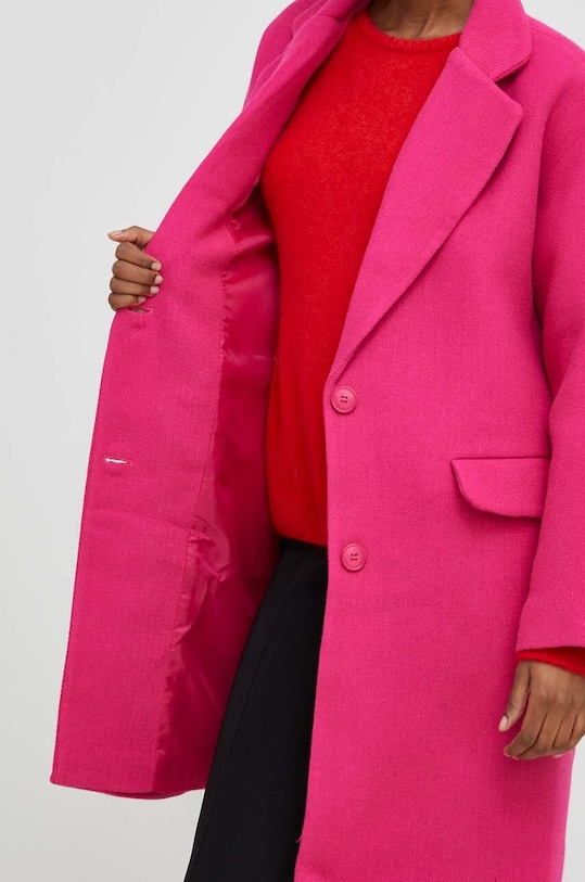 Answear Lab płaszcz z wełną pl.TWK