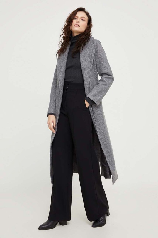 Answear Lab płaszcz 9349.TJS szary WZ23