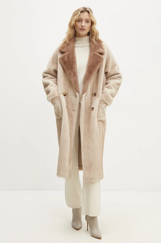 Answear Lab palton AG1.9261.CLK bej WZ24
