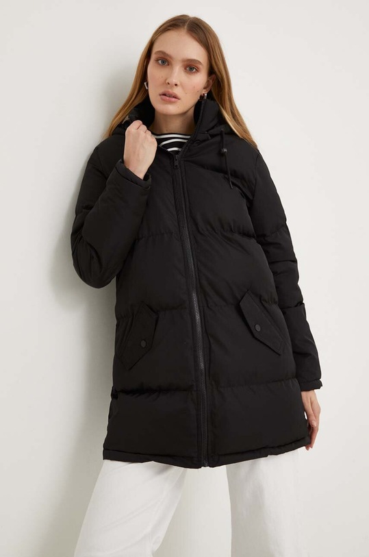 Answear Lab kurtka pozostałe czarny LJK.CELLOLONGBLK.gdb